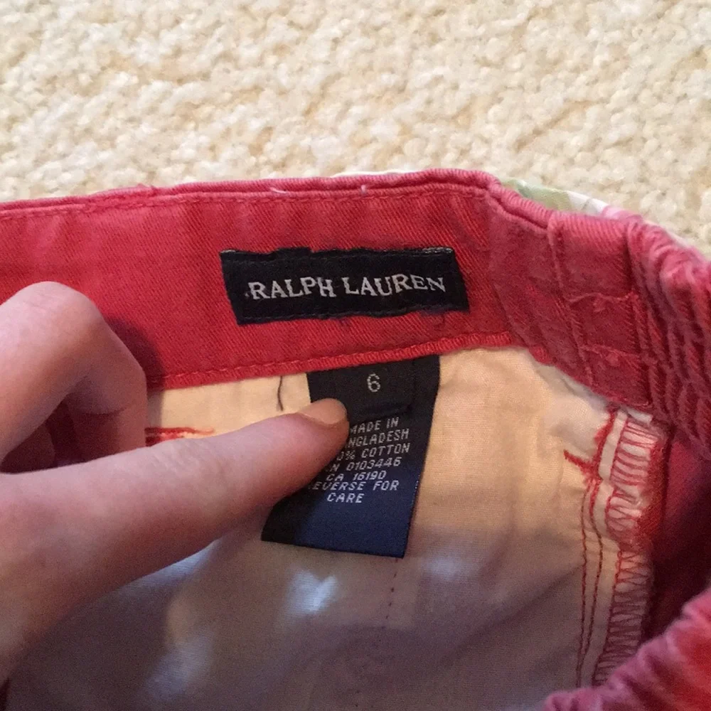 Ralph Lauren shorts with tie belt